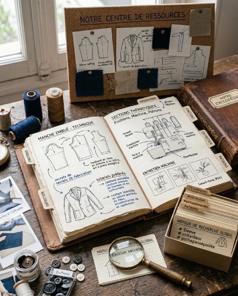 Encyclopédie personnalisée de couture