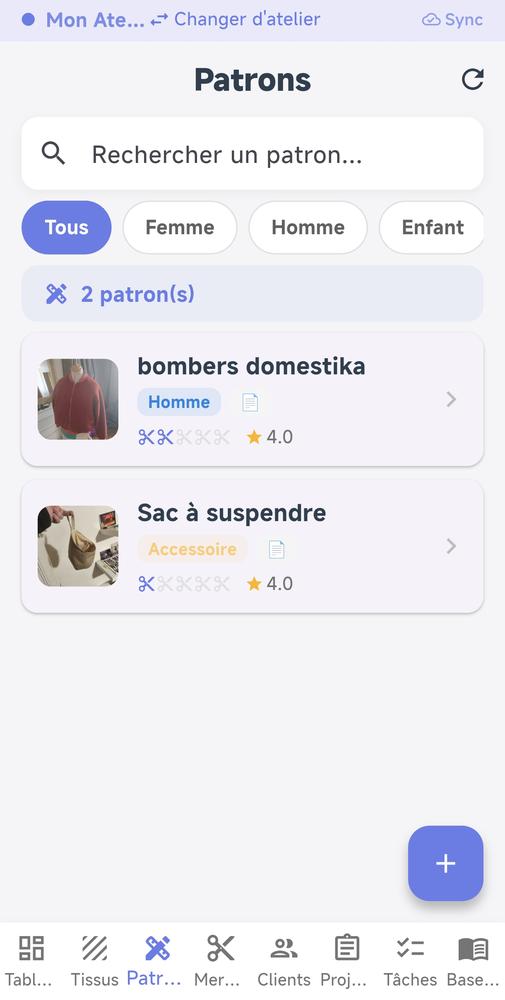 La patronthèque, votre bibliothèque de modèles